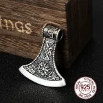 pendentif Viking Vegvisir argent