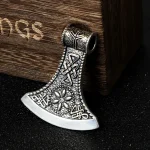 pendentif en argent motif Vegvisir