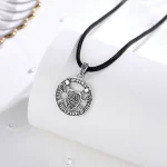 collier en acier viking nordique