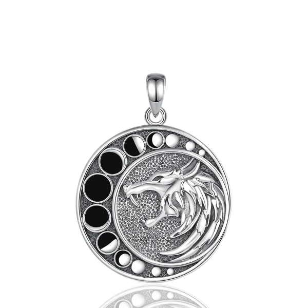 pendentif viking loup fenrir