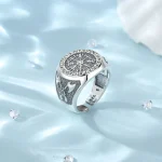 bague viking en métal