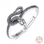 bague serpent design viking