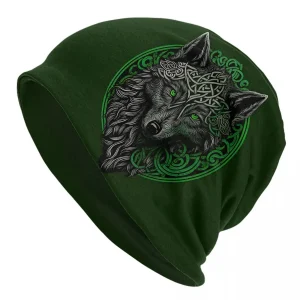 Bonnet Viking Loup