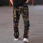 pantalon décontracté nordique vert