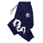 pantalon athlétique avec design dragon