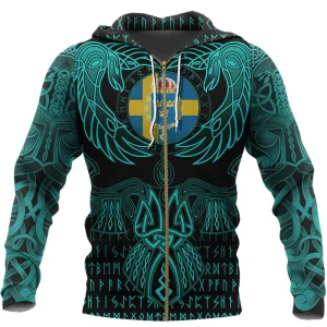 Sweat Viking Dragon Blue