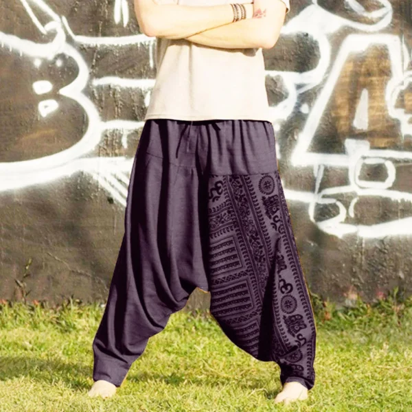 pantalon nordique mauve