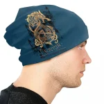 bonnet en laine viking fenrir