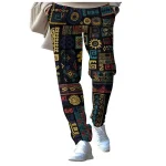 pantalon en coton nordique vert