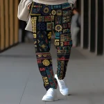 pantalon vert style nordique