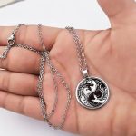 accessoire dragon nordique colliers en acier