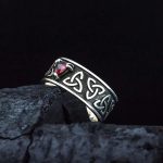anneau triquetra en argent