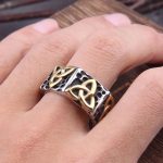 anneau triskèle en argent