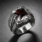 bague acier dragon Fafnir