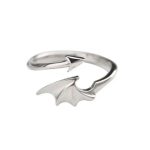 bague ailes de Nidhogg en acier