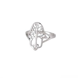 bague arbre de sagesse - argentée