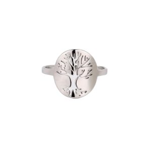 bague arbre de vie agentée