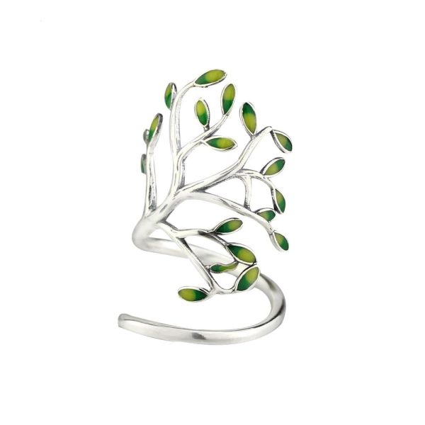 bague arbre de vie en argent 925
