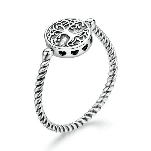 bague arbre de vie en argent 925