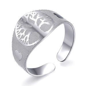 bague arbre de vie et coeur