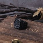 bague boussole vegvisir