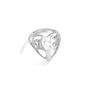 bague coeur arbre de vie
