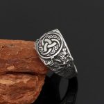 bague corne d'odin élégante