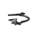bague en acier ailes de Nidhogg
