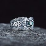 bague en argent motif celtique