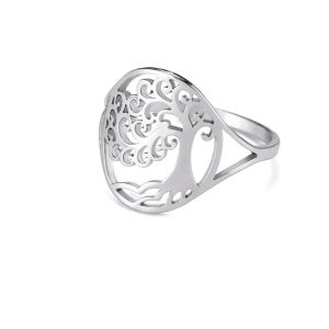 bague essence d'arbre celtique