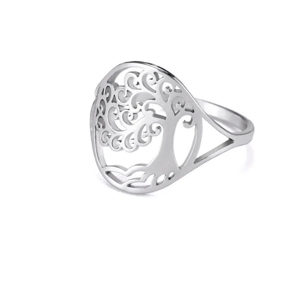 bague essence d'arbre celtique