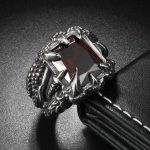 bague Fafnir en acier de dragon