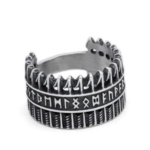 bague futhark en métal