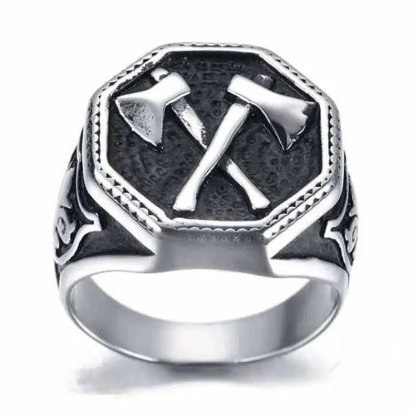 bague hache de guerre viking