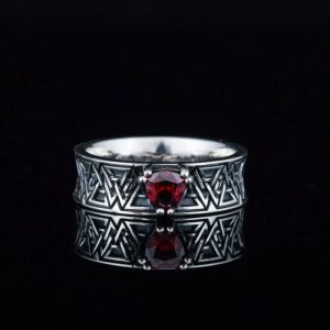 bague jarl valhalla argent