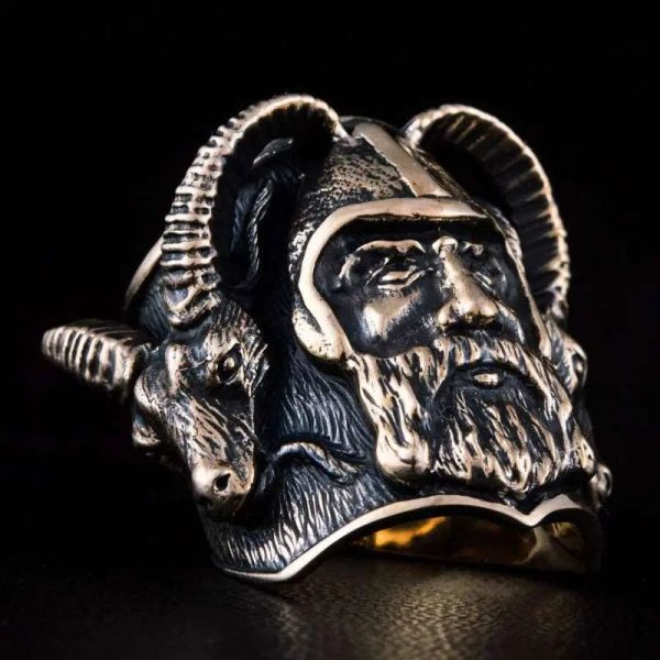bague thor en bronze massif