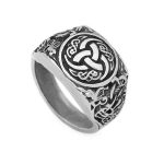 bague triple corne d'odin