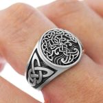 bague viking arbre de vie en argent