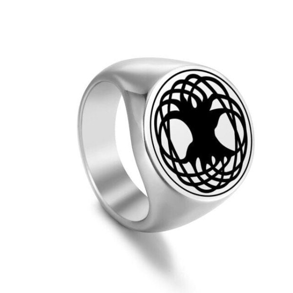 bague viking arbre de vie infini