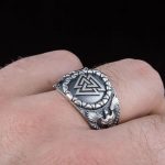 bague viking en argent