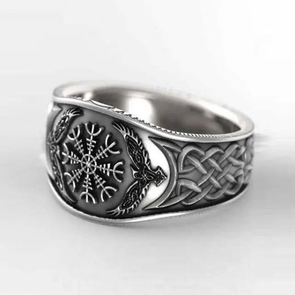 bague viking hugin et munin