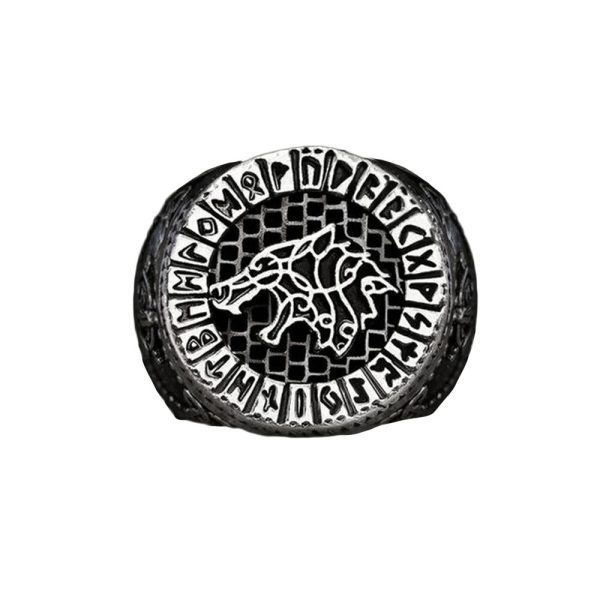 bague viking loup fenrir