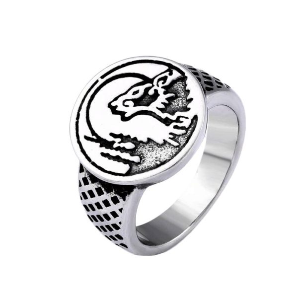 bague viking loup fenrir