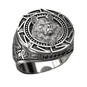 bague viking loup fenrir