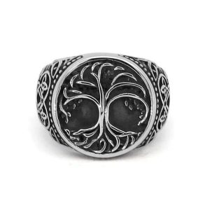 bague yggdrasil symbole de vie