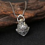 bijou dragon en argent