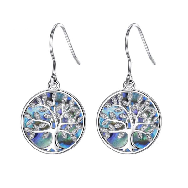 boucles d'oreilles arbre de vie