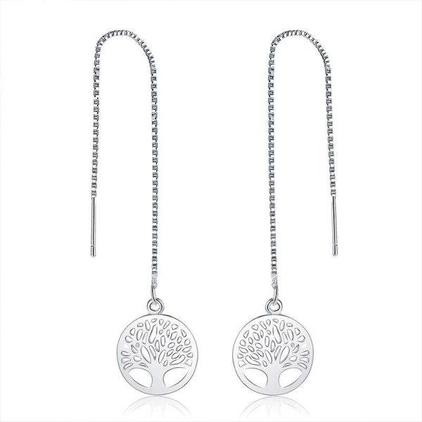 boucles d'oreilles arbre de vie