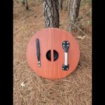 bouclier en bois viking bjorn