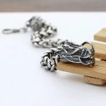 bracelet argent dragon céleste